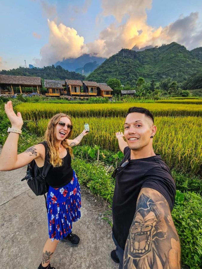 Làng Cac Chien'S Lodge Du Gia المظهر الخارجي الصورة