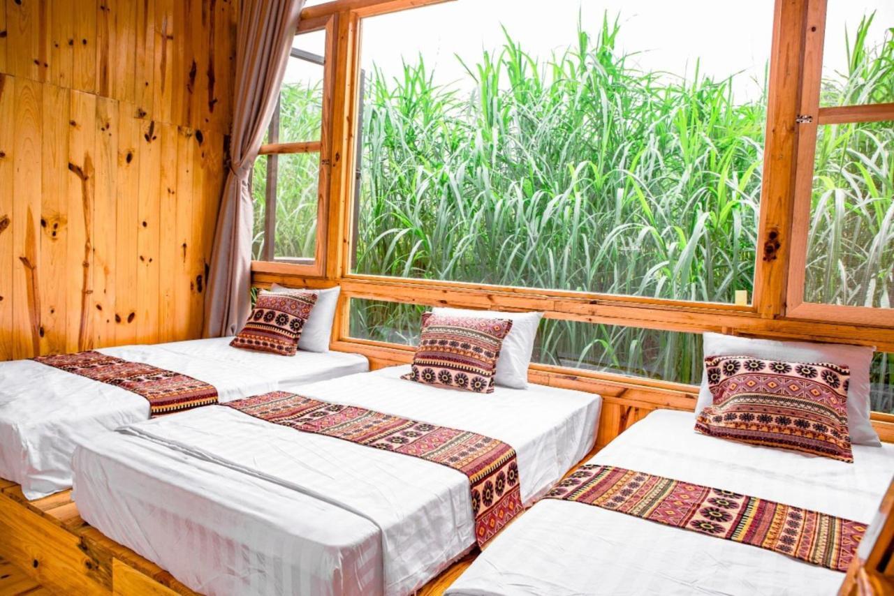 Làng Cac Chien'S Lodge Du Gia المظهر الخارجي الصورة