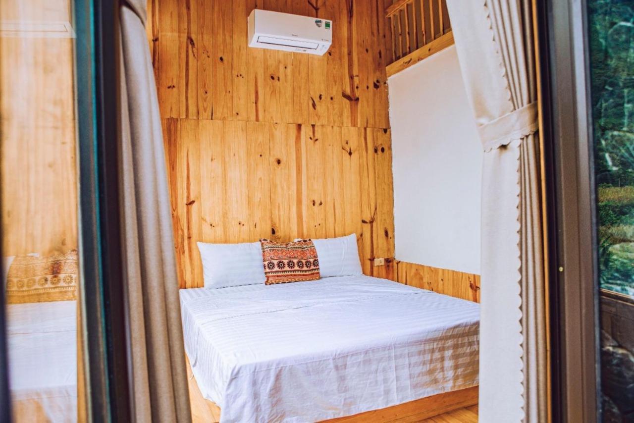 Làng Cac Chien'S Lodge Du Gia المظهر الخارجي الصورة