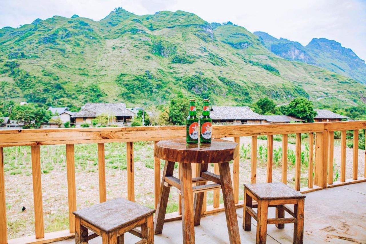 Làng Cac Chien'S Lodge Du Gia المظهر الخارجي الصورة