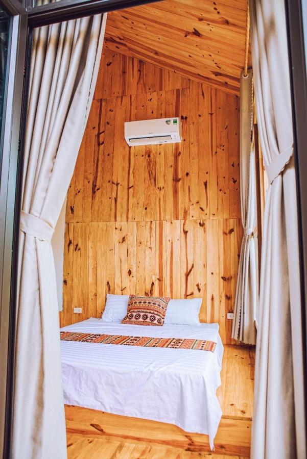 Làng Cac Chien'S Lodge Du Gia المظهر الخارجي الصورة
