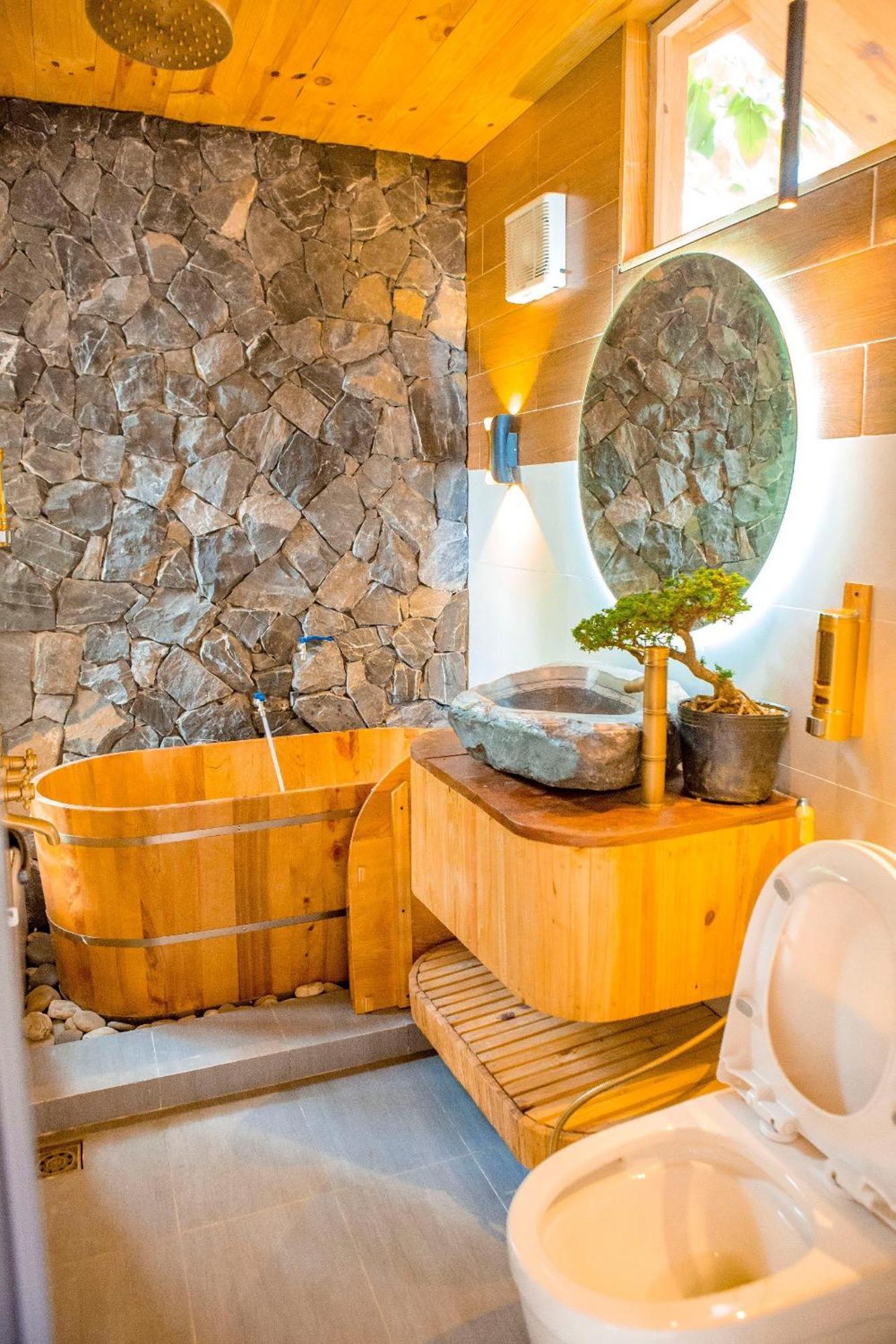 Làng Cac Chien'S Lodge Du Gia المظهر الخارجي الصورة