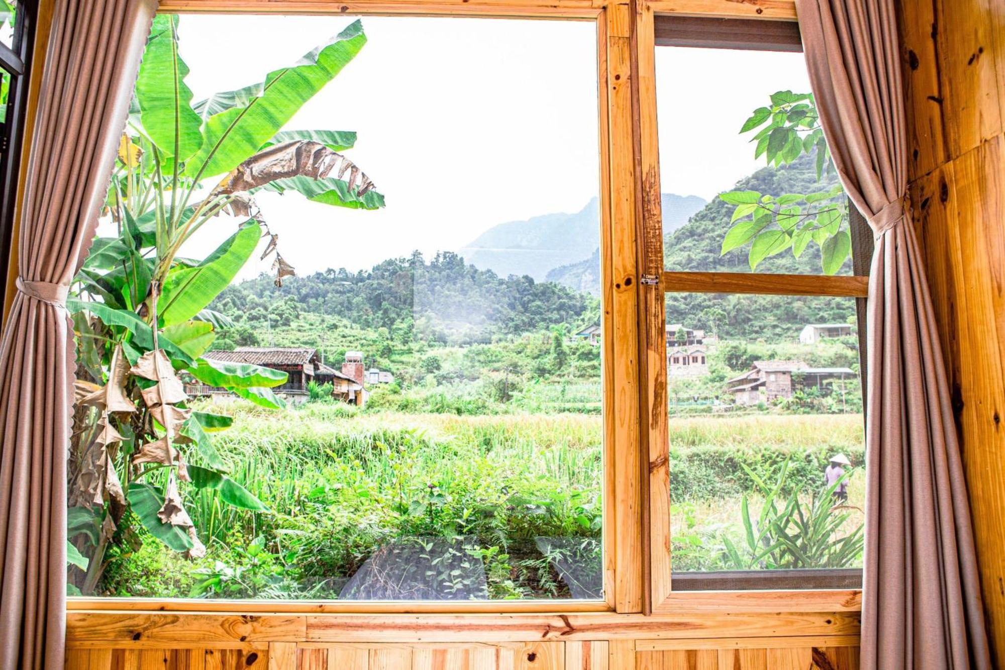 Làng Cac Chien'S Lodge Du Gia المظهر الخارجي الصورة