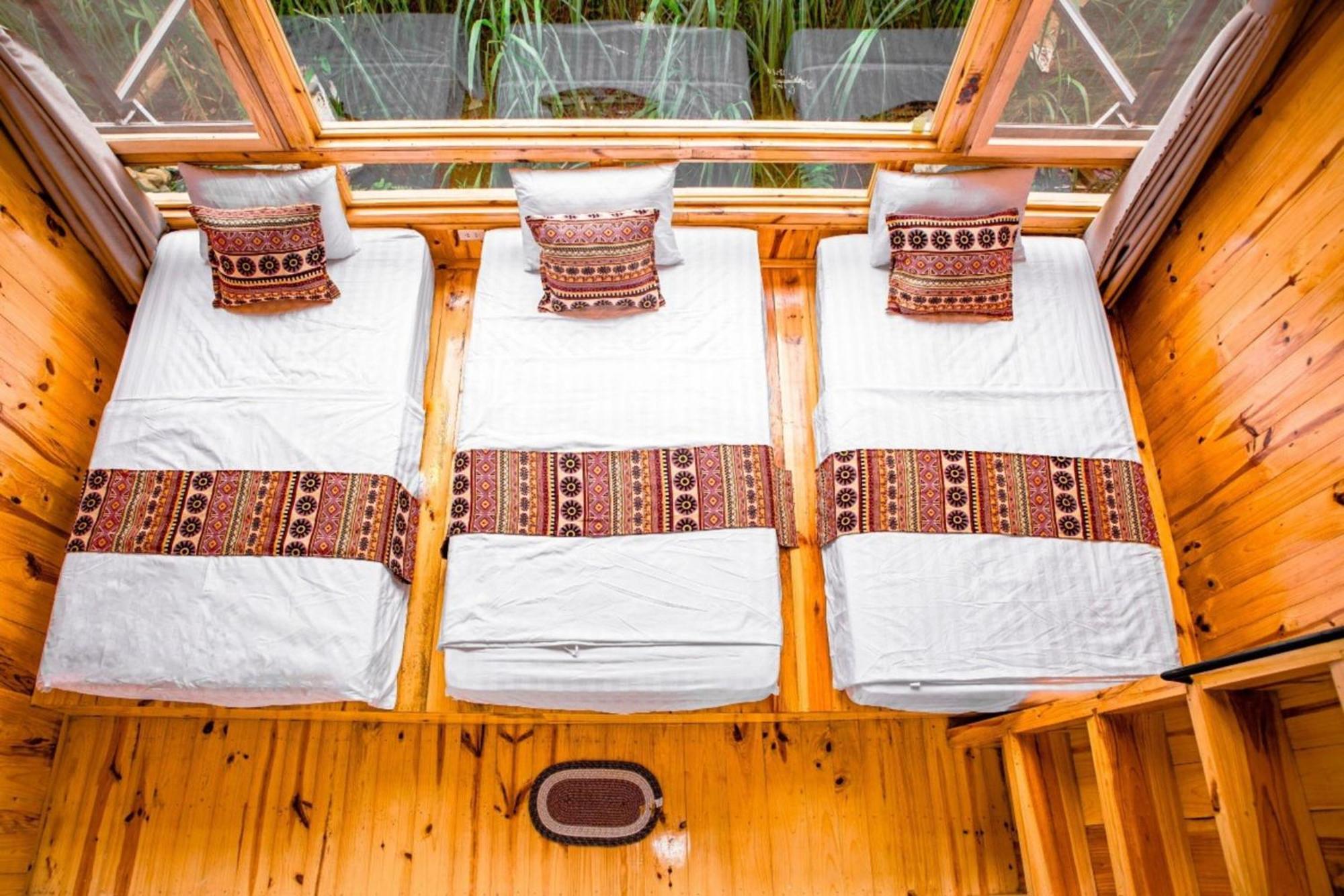 Làng Cac Chien'S Lodge Du Gia المظهر الخارجي الصورة