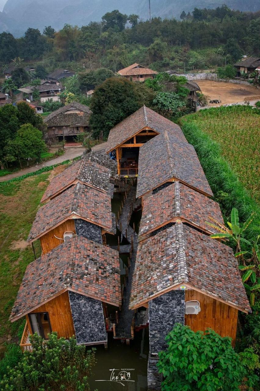 Làng Cac Chien'S Lodge Du Gia المظهر الخارجي الصورة